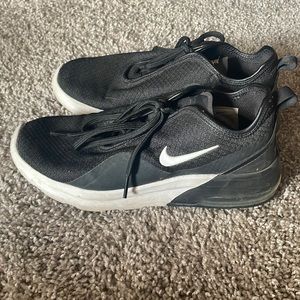 Black Nike air max sneakers